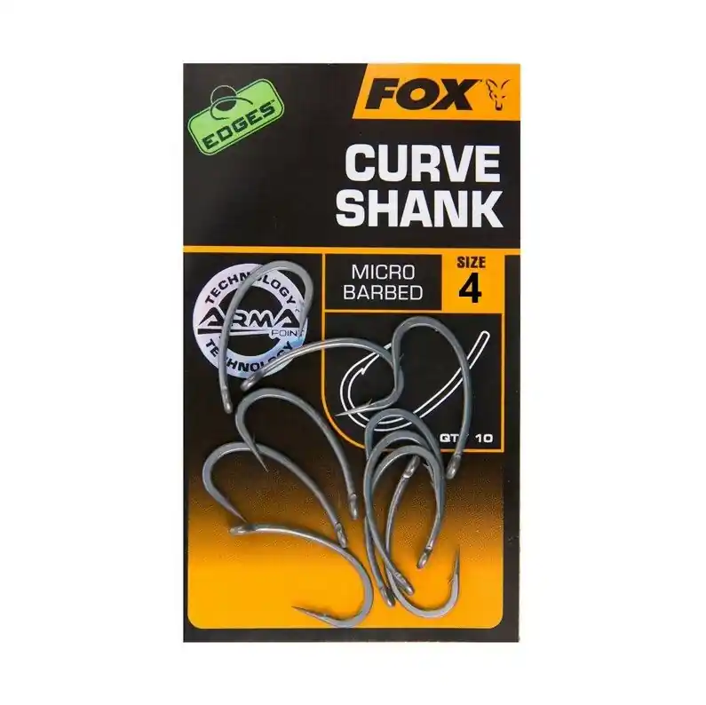 Direct Verzonden Fox edges curve shank hook size 4