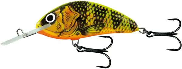 Veilige Betaling Salmo Hornet 9cm Floating Gold Fluo Perch