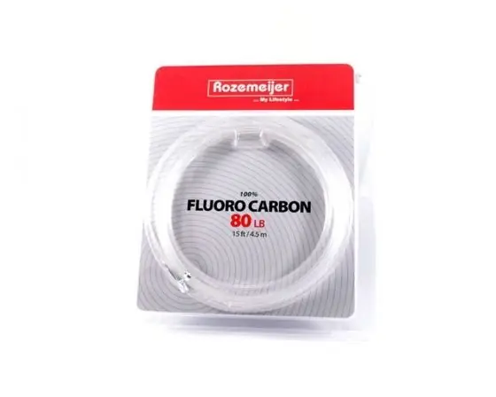 Rozemeijer 100% Fluoro Carbon 80lb 15ft/4,5m Laatste Versie