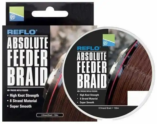 Preston Reflo Absolute Feeder Braid 0.10mm 150m Dagaanbieding