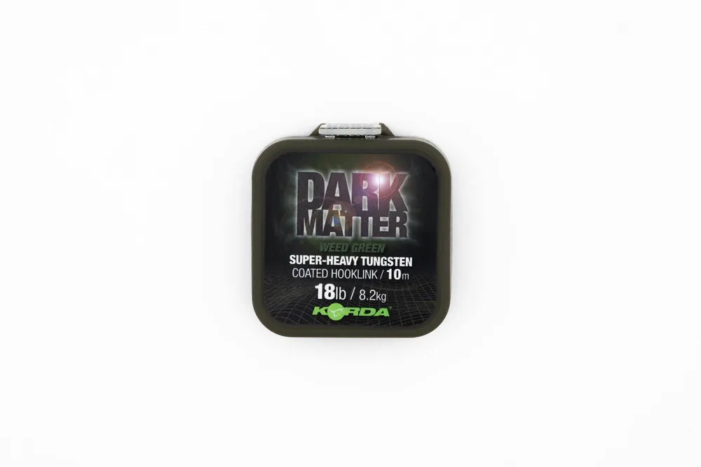 Gereduceerde Prijs Korda Dark Matter Tungsten Coated Braid Weedy Green 18lb 10m