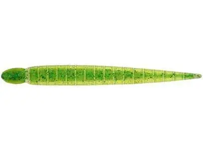 Flitsaanbieding Keitech custom leech 424C ss10 lime chartreuse 3‘‘