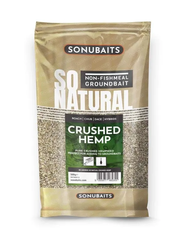 Uitverkoop Sonubaits so natural crushed hemp 500gr