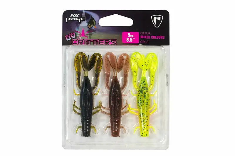 Betaalbaar Fox Rage Critter Mixed Ultra UV 9cm 3pcs