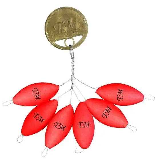 Trout Master pilot floats yellow 12x26mm Fabrieksprijs