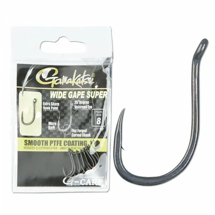 Gereduceerde Prijs Gamakatsu Hook G-Carp Wide Gape Super 4