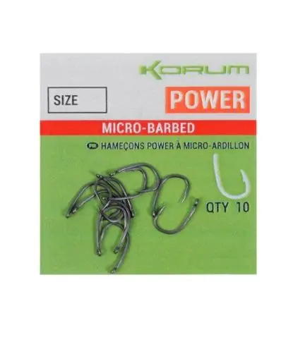 Populair Korum Xpert power micro barbed 8
