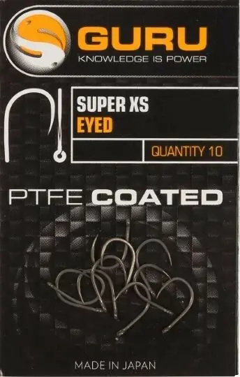 Guru super XS eyed size 16 barbless Hoge Kwaliteit