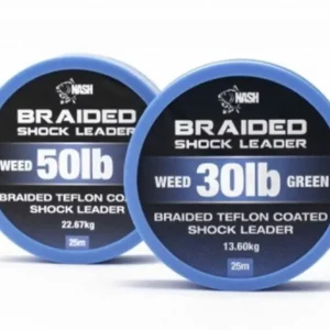 Nash Braided Shock Leader 30lb Weed Beperkte Voorraad