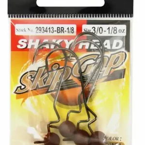 Gamakatsu Skip Gap Shaky Head Brown 4/0 7g Koop Vandaag