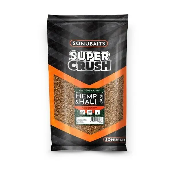 Sonubaits Supercrush Hemp & Hali 2kg Seizoensaanbieding