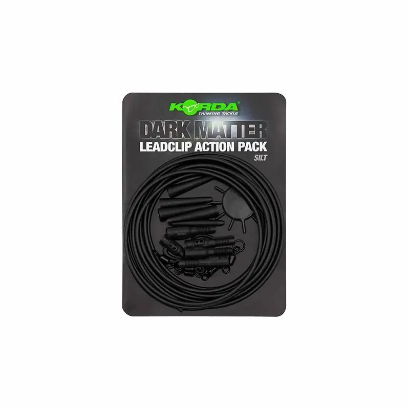 Koop Vandaag Korda Dark Matter Leadclip Action Pack Silt
