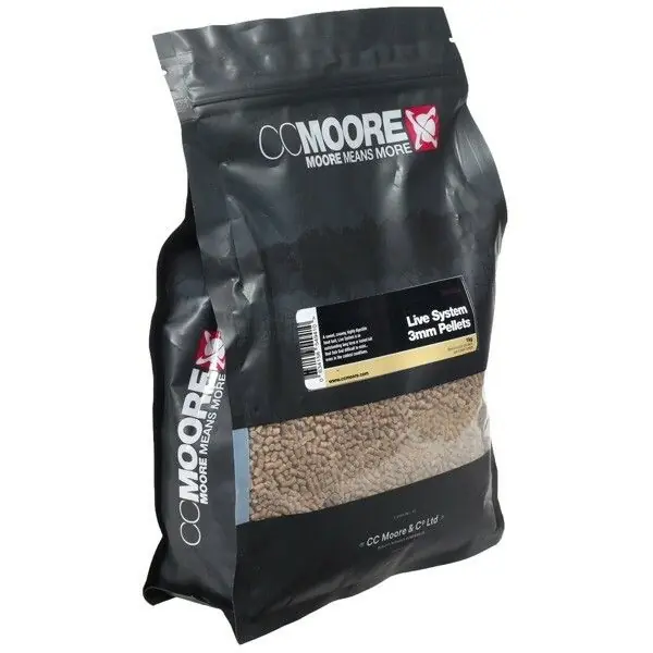 Gecertificeerd CC Moore Live System Pellets 3mm 1 kg