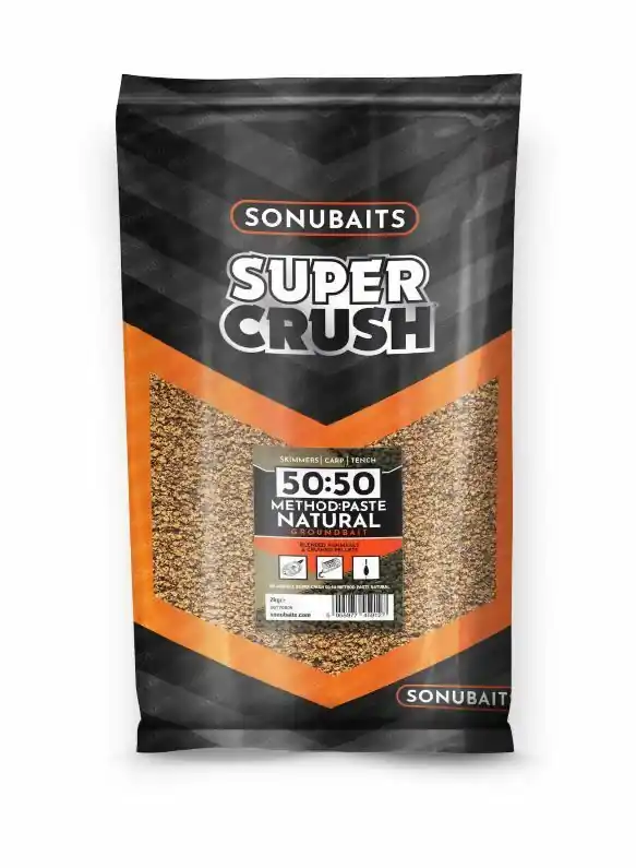Merkproduct Sonubaits Supercrush 50 50 Method Paste Natural 2kg