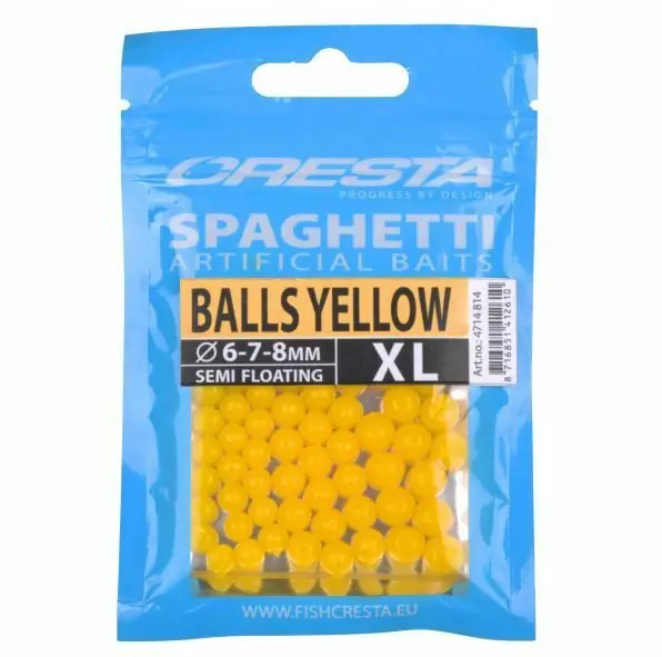Hoge Kwaliteit Cresta Spaghetti Balls Yellow XL