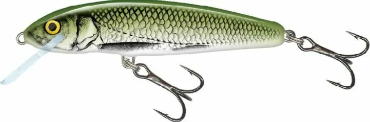 Salmo Minnow 5cm Sinking Olive Bleak Betaalbaar