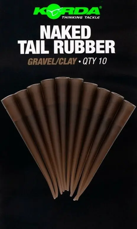 Korda Naked Tail Rubber Gravel/Clay Beperkt Aanbod