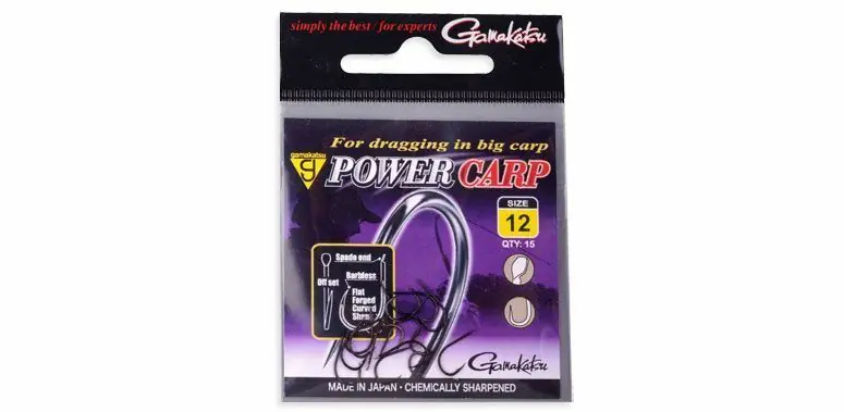 Lage Kosten Gamakatsu power carp 12 barbless