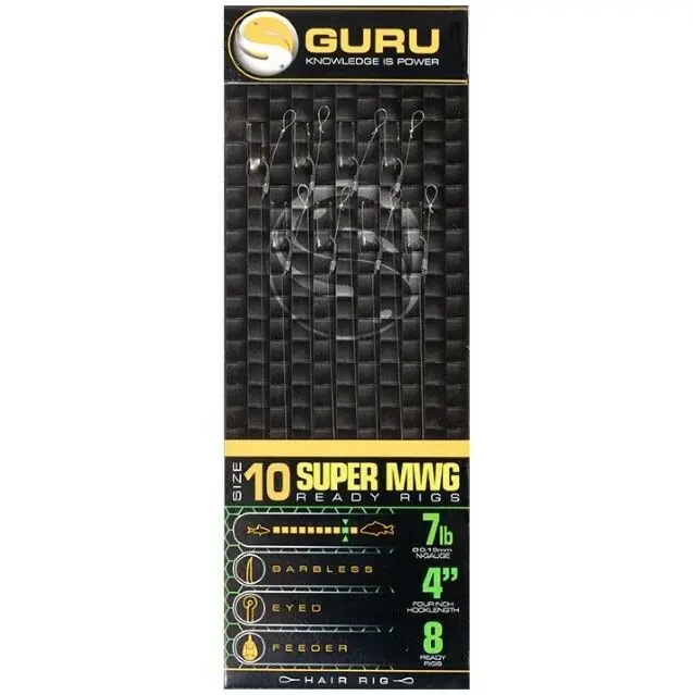 Guru SMWG Standard Hair 4" Size 10 0.19mm Beste Prijs
