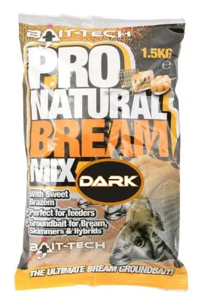 Merkproduct Bait-Tech Pro Natural Bream Dark Groundbait 1.5kg