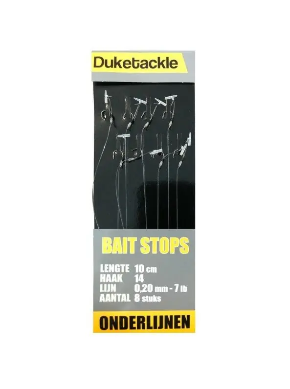 Op = Op Duketackle Baitstops 10cm Size 14 0.20mm