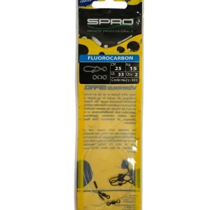 Spro Matte Black Leader Fluoro 60lb 50cm Veilige Betaling
