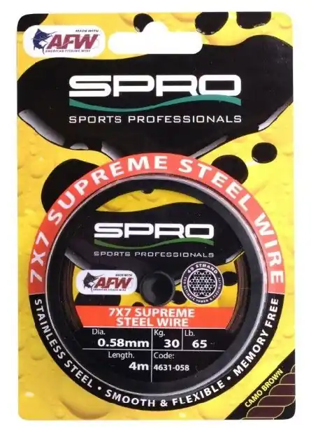 Spro 7x7 AFW Supreme Wire 0.36mm 12kg 4m Koop Vandaag