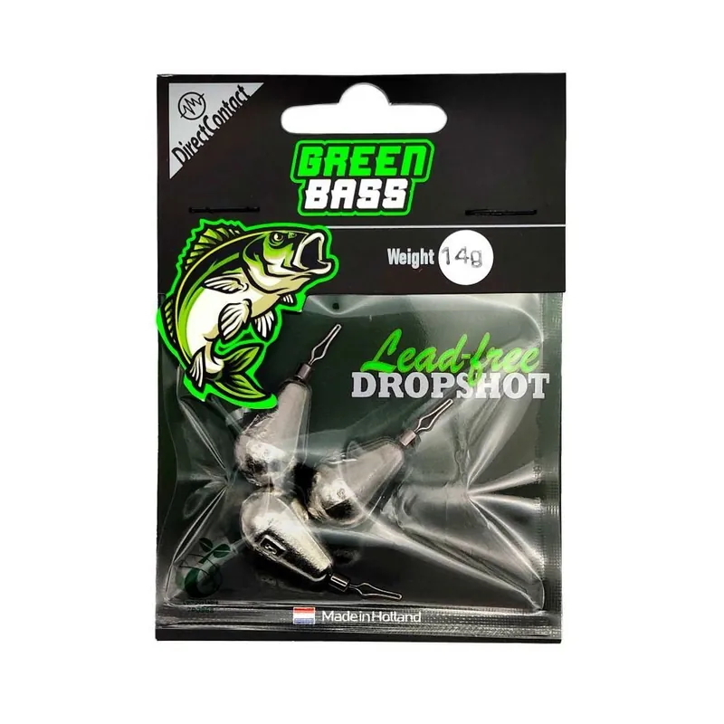 Favoriet Green Bass Fishing Dropshot 14 gram 3st