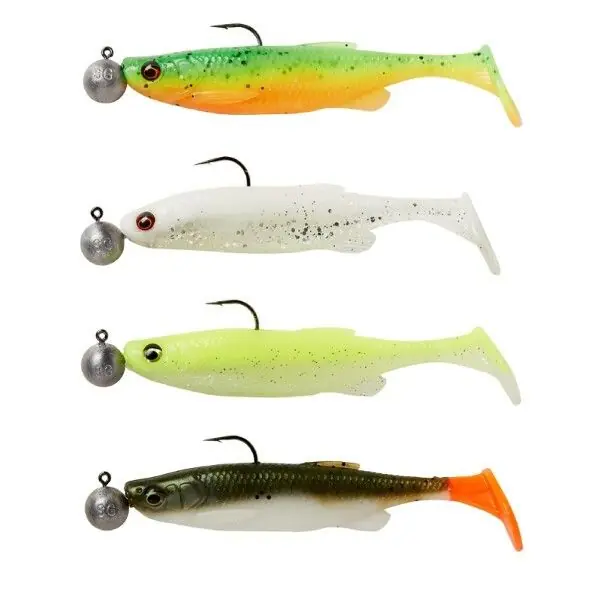 Gereduceerde Prijs Savage Gear Fat Minnow T-Tail RTF 9cm Darkwater Mix