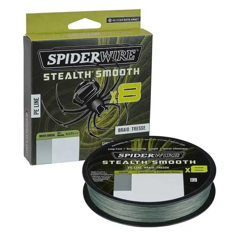 Weekendaanbieding Spiderwire Stealth Smooth X8 0.15mm Green 150m