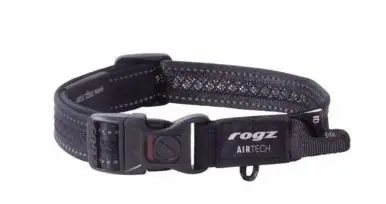 Korting Rogz Airtech Halsband L Zwart 34-56cm