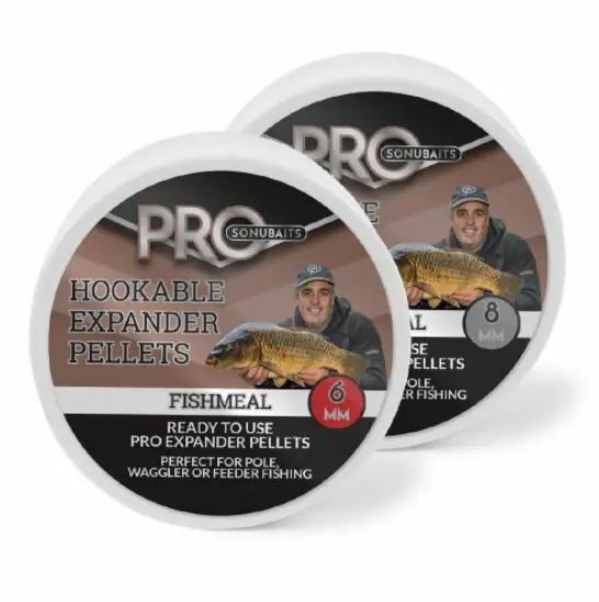 Sonubaits Pro Hookable Expander Pellets Fishmeal 8mm Uitverkoop