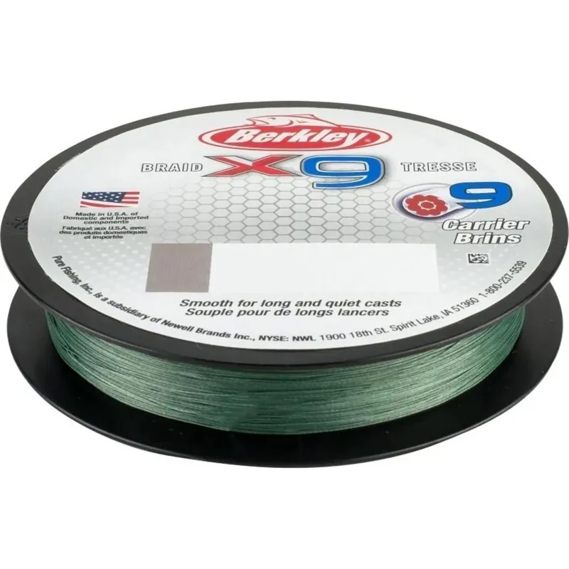 Berkley X9 Braid Green 150m 0.10mm - Voorradig Beperkt Aanbod