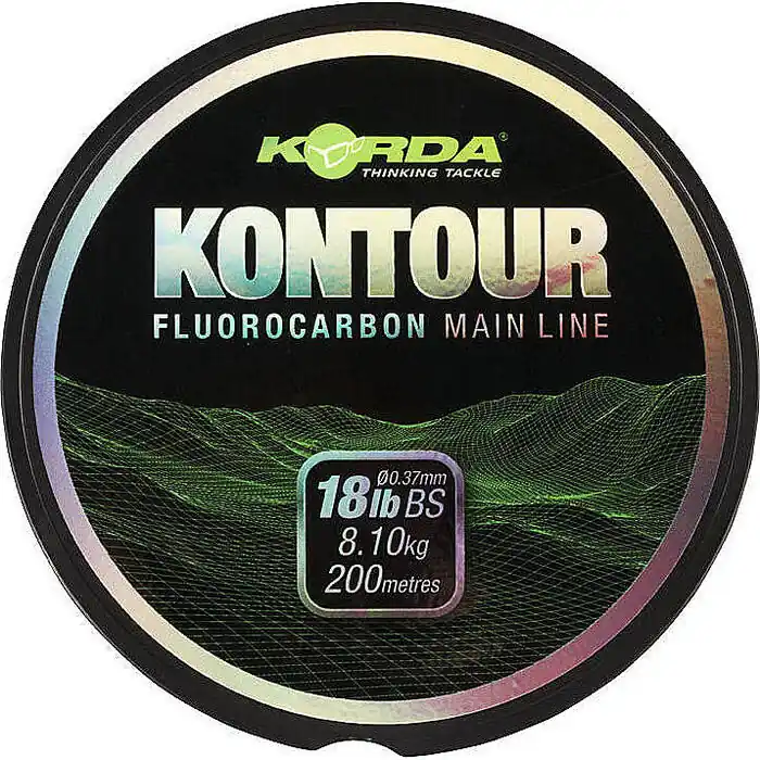 Lage Prijs Korda Kontour Fluorcarbon 15lb 0.35mm 200m - Voorradig