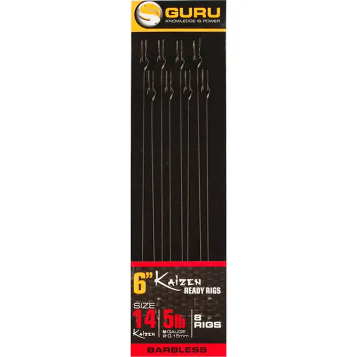 Guru Kaizen Pole Rig 15cm 0.11mm H20 - Voorradig Laatste Versie