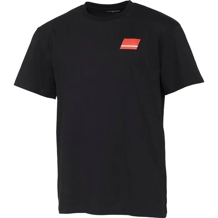 Seizoensaanbieding Abu Garcia Flag Logo Tee L Black