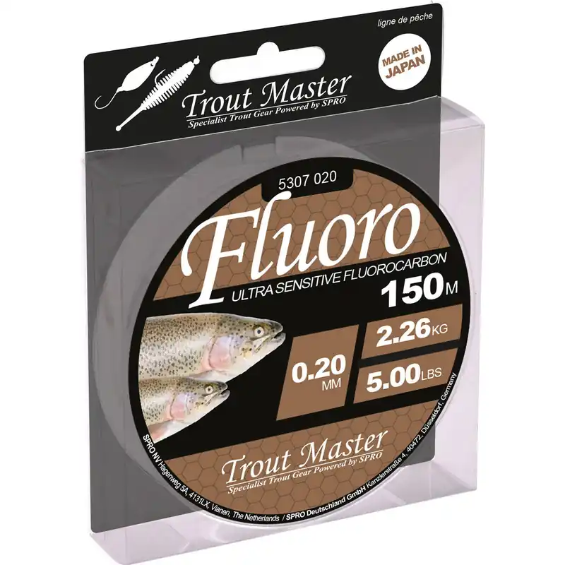 Veilige Betaling Trout Master Fluoro 150m 0.20mm - Voorradig