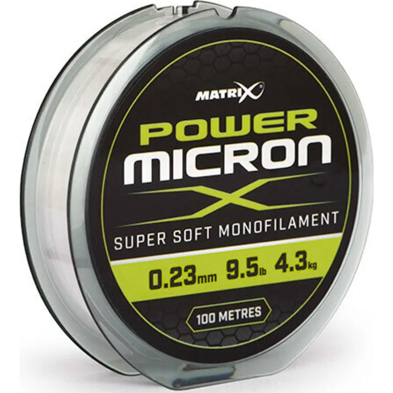 Matrix Power Micron X 100m 0.11mm 3.0lb - 1.4kg - Voorradig Flitsaanbieding
