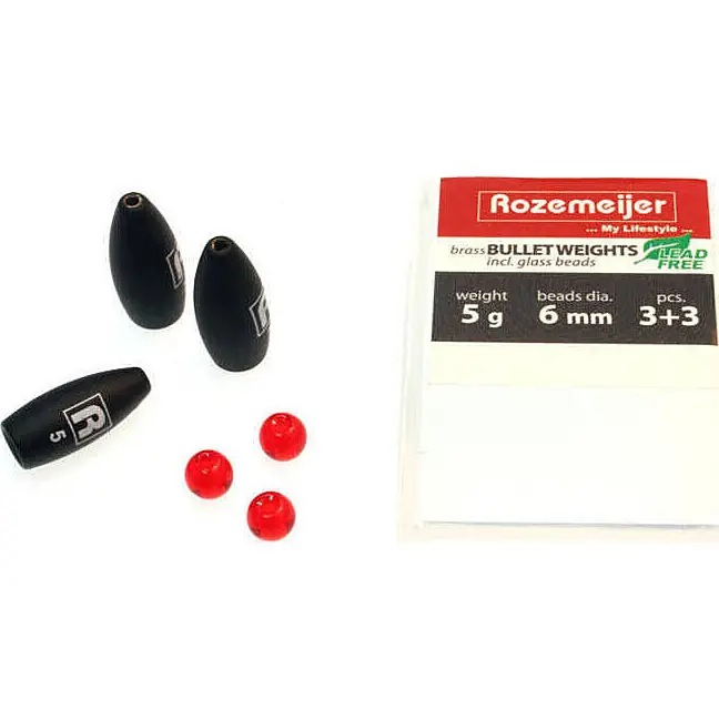 Gereduceerde Prijs Rozemeijer Bullet Weights 5gr Beads 6mm 3pcs