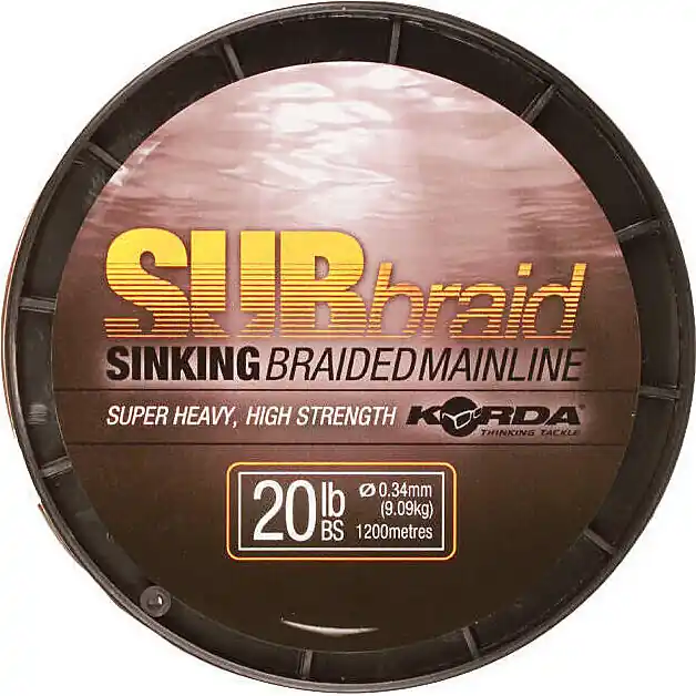 Hete Deal Korda Sub Braid 15lb 1200m