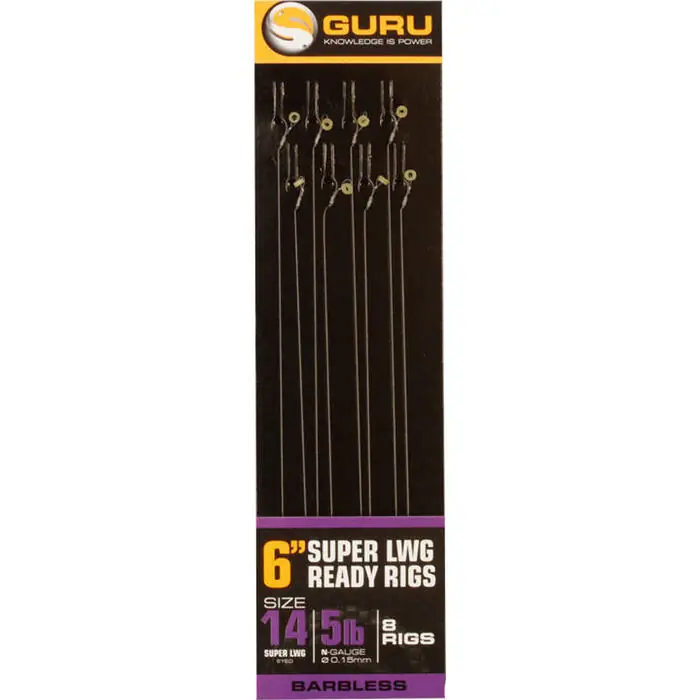 Guru Super LWG Ready Rigs 15cm 0.11mm H20 - Voorradig Lage Prijs