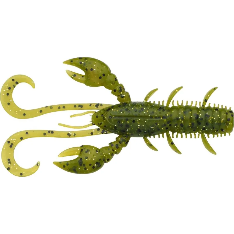 Berkley Pulse Realistic Craw 10cm Brown Orange UV 6st - Voorradig Laatste Versie