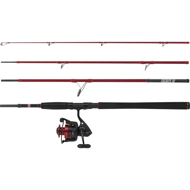 Gecertificeerd Penn Fierce 4 Travel Spin Combo 2.70m 10-80gr M4000