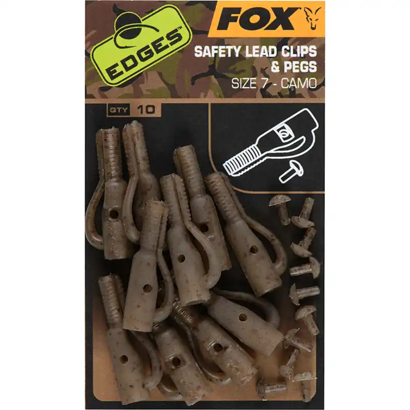 Actieprijs Fox Edges Camo Lead Clip + Pegs Size 7