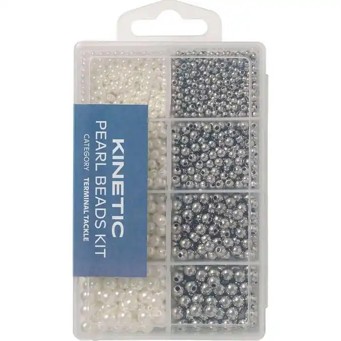 Kinetic Pearl Beads Kit Pearl/Silver Premium