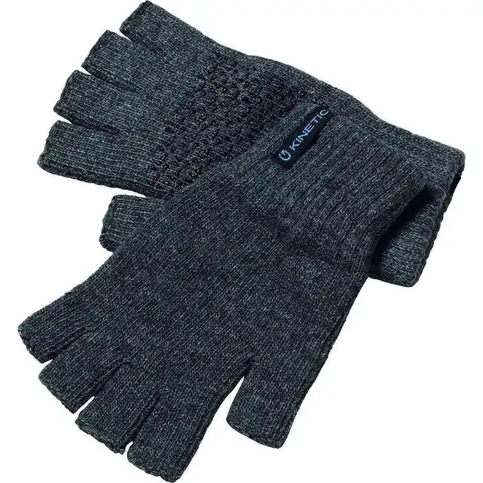 Bestel Nu Kinetic Wool Glove Half Finger L/XL GREY - Voorradig