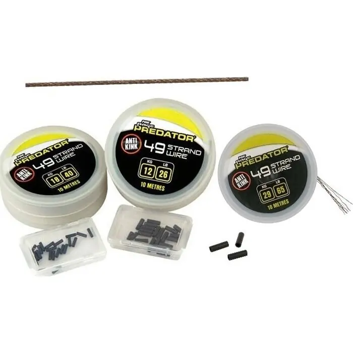 Bestseller Fox Rage Predator 49 Strand Coated Steel Wire 12kg 10m - Voorradig
