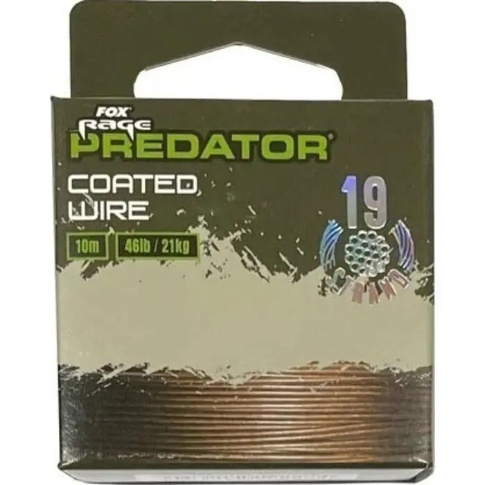Dagaanbieding Fox Rage Predator 19-Strand Coated Wire 12kg 10m - Voorradig