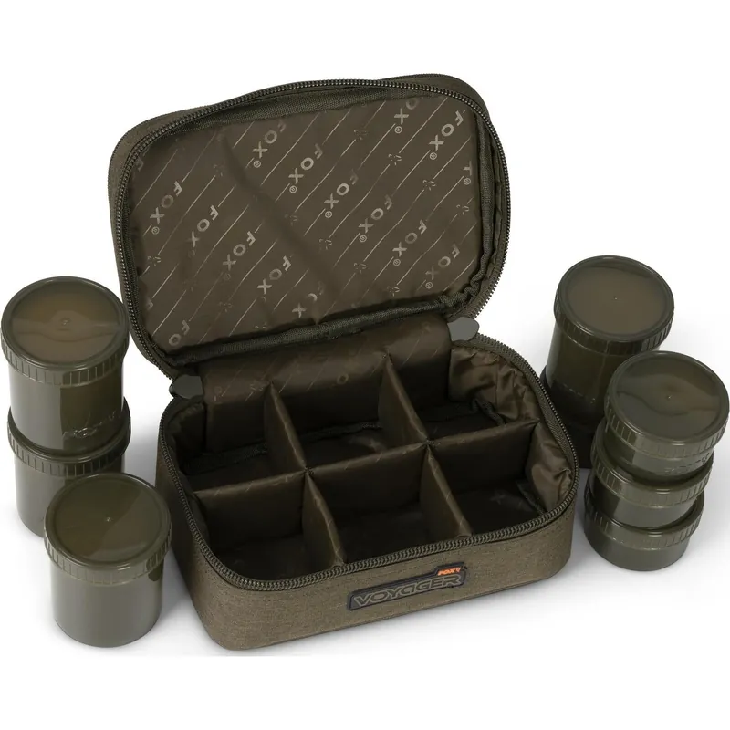 Weekendaanbieding Fox Voyager Hookbait Case 6 Pot