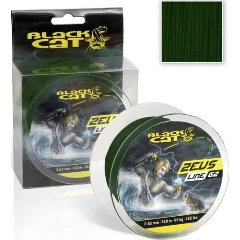 Merkproduct Black Cat Zeus Line G2 Green 0.38mm 250m 37kg